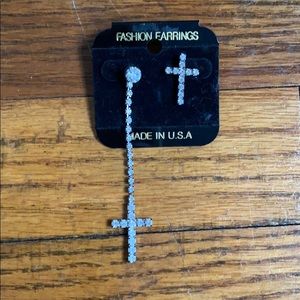 Cross Earring Set